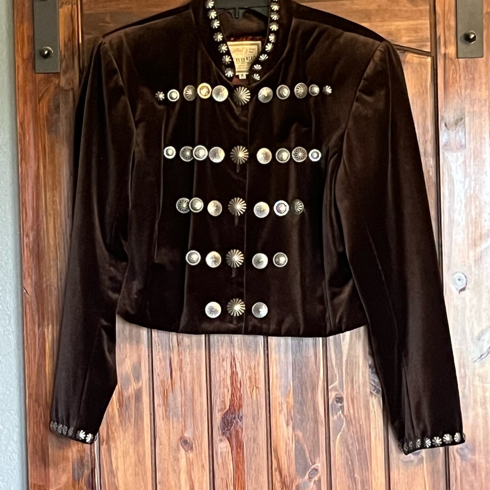Double D Ranch Brown Velvet Jacket